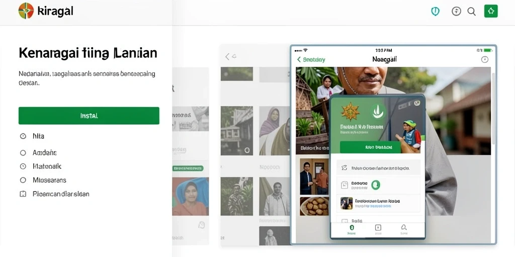 Tampilan awal yang menarik dan mudah dinavigasi.
