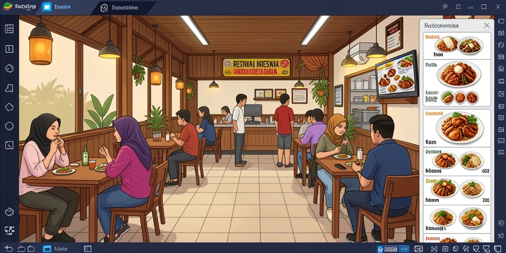 Tampilan awal game yang menarik perhatian.