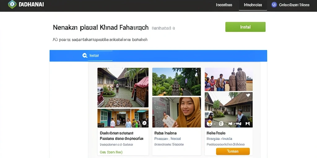Tampilan antarmuka pengguna yang intuitif.