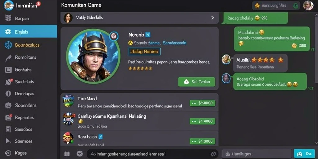 Menggambarkan aksi pertandingan seru di lapangan.