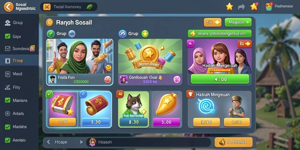 Tampilan antarmuka yang user-friendly.