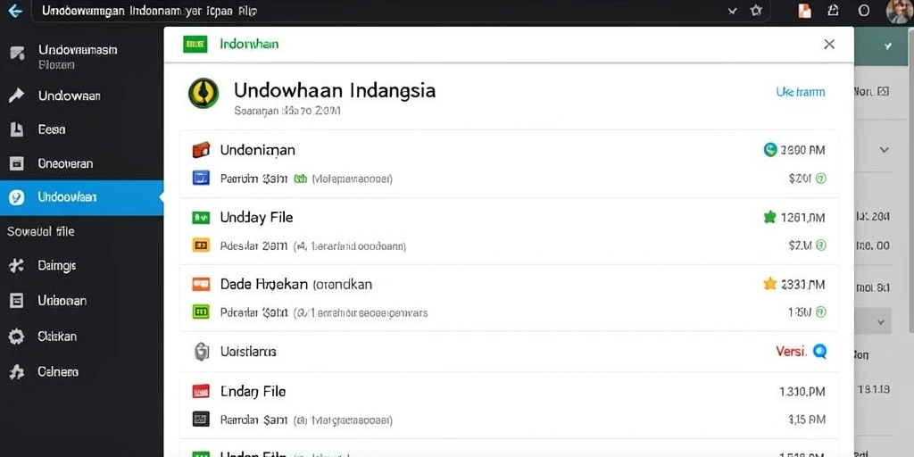 Tampilan antarmuka pengguna yang intuitif.