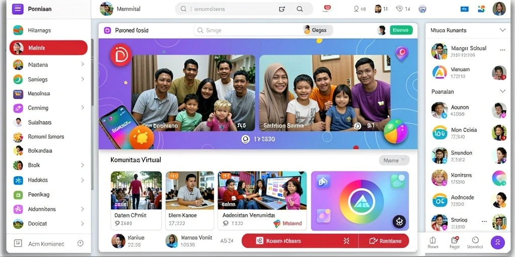 Tampilan antarmuka permainan yang intuitif.