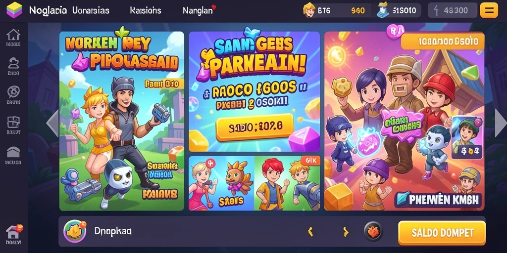 Tampilan antarmuka yang menarik dan user-friendly.