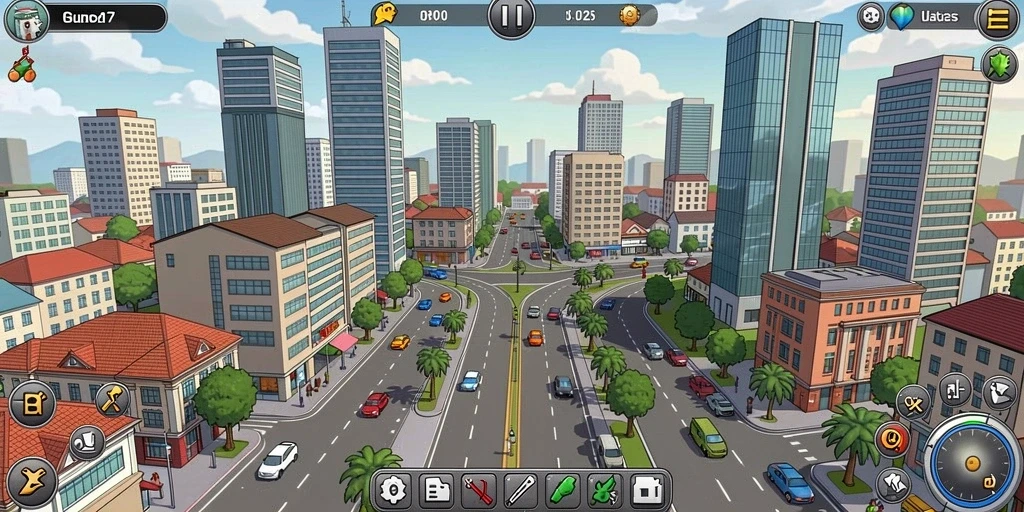 Tangkapan layar menunjukkan level pertama R6R6 yang menarik.