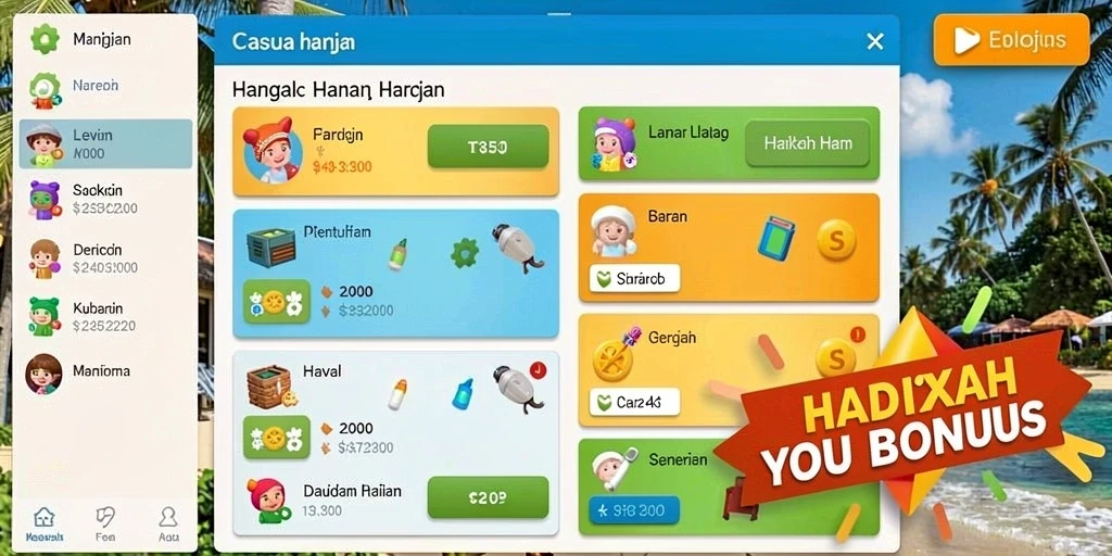 Tangkapan layar petualangan karakter di dunia fantasi.