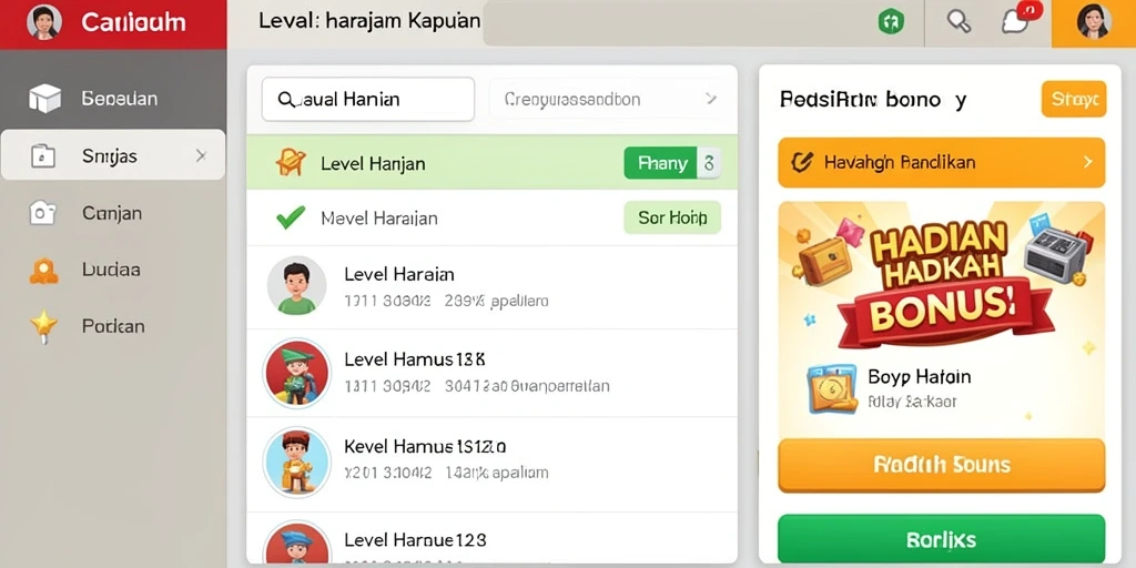 Tampilan antarmuka yang menarik dan intuitif.